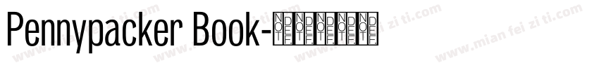 Pennypacker Book字体转换